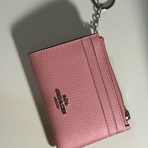Pink Coach Card Holder